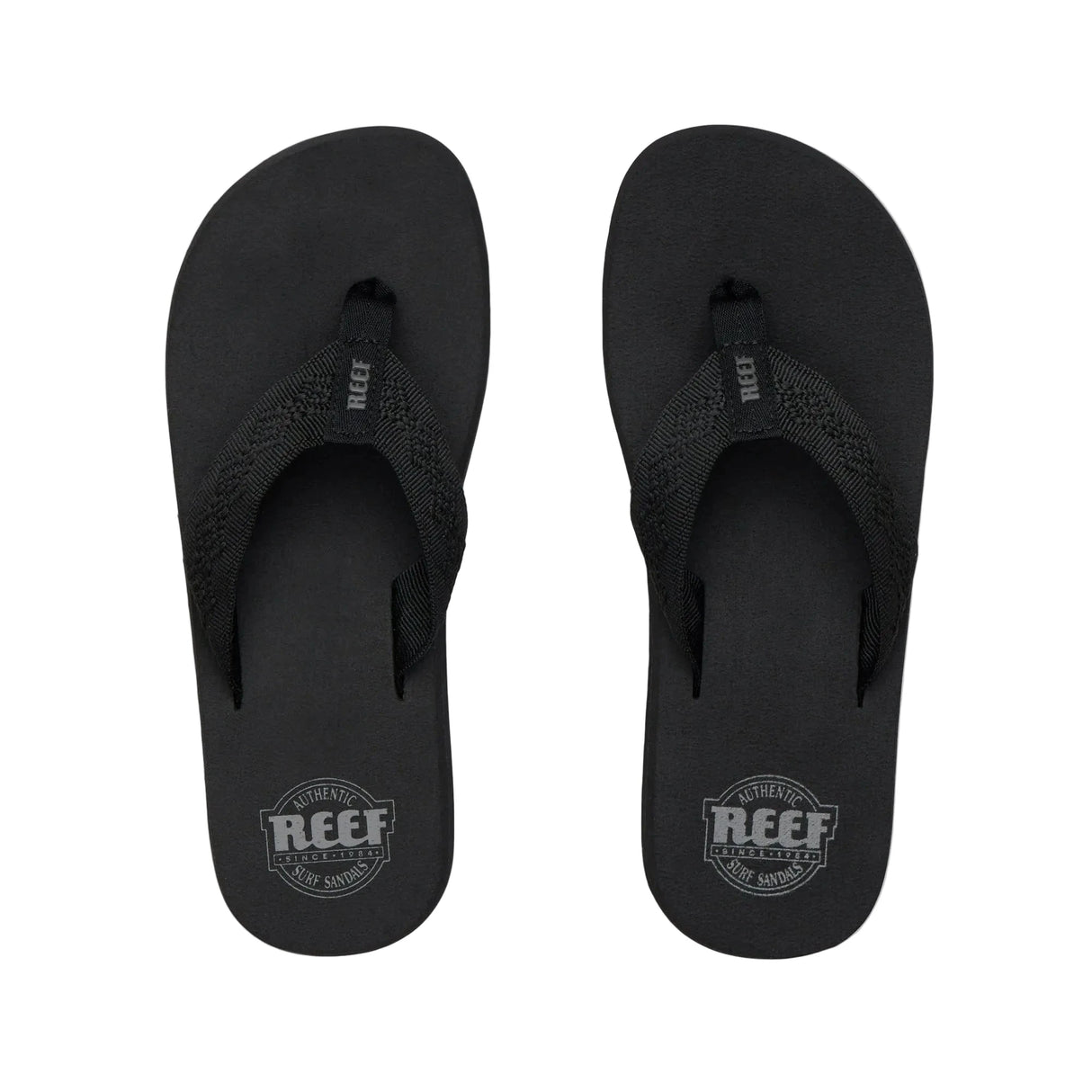 REEF Women's Sandy Sandals Black/Black Women's Sandals Reef