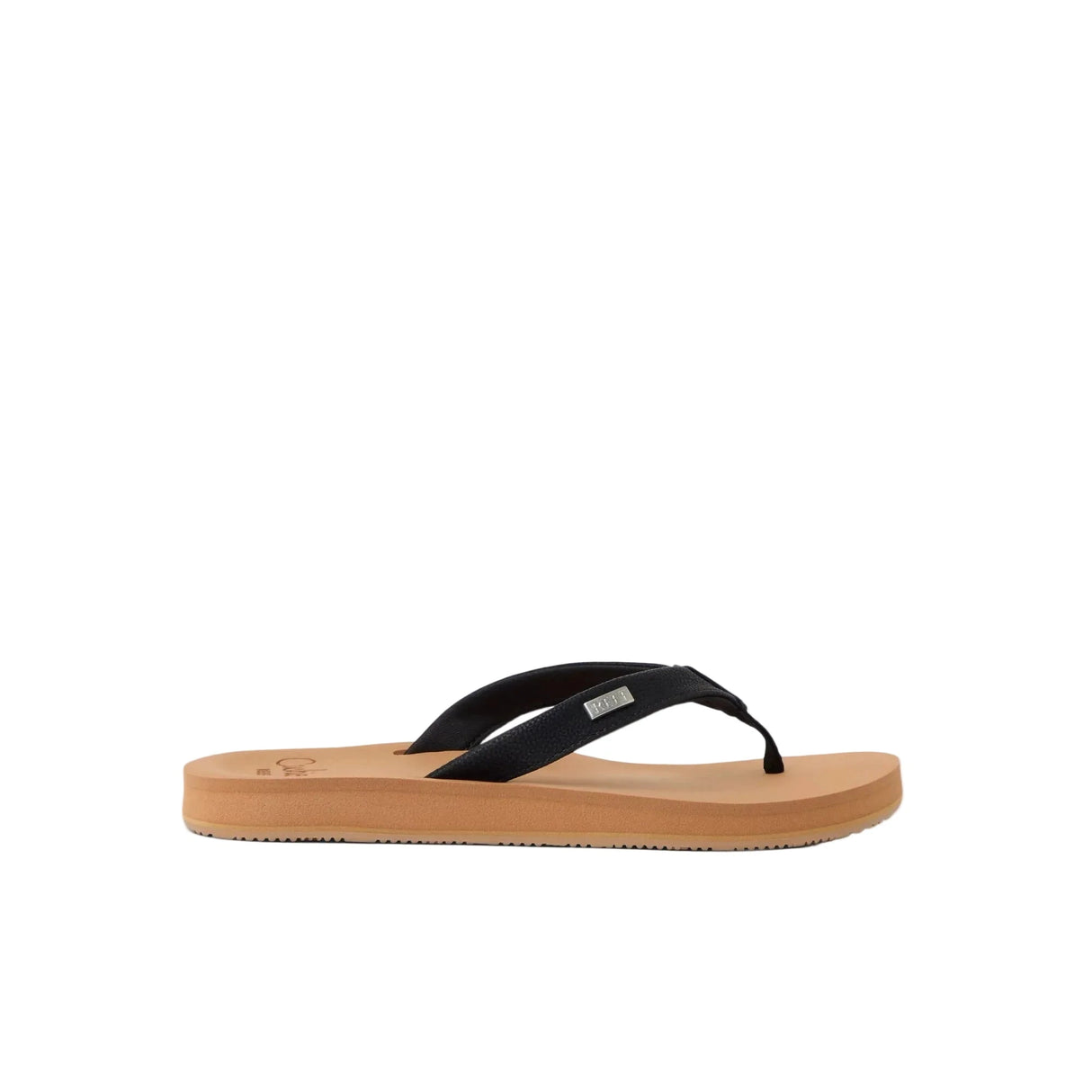 REEF Women's Baja Sandals Black/Tan Women's Sandals Reef