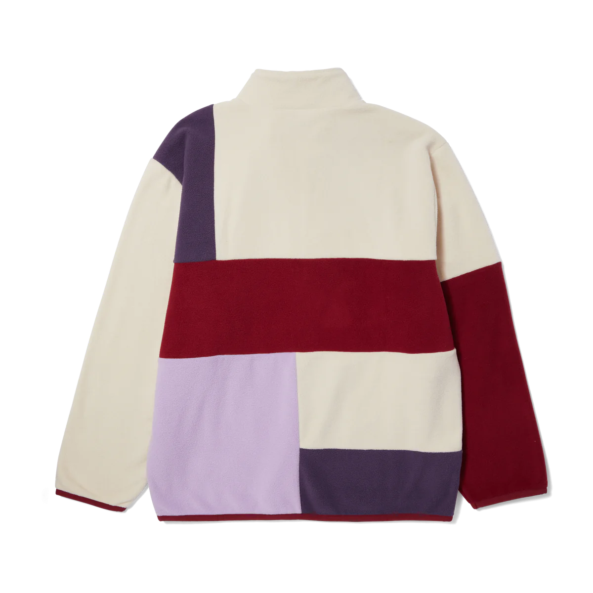 HUF Remix Quarter Zip Pullover Fleece Lavender Men's Crewnecks huf