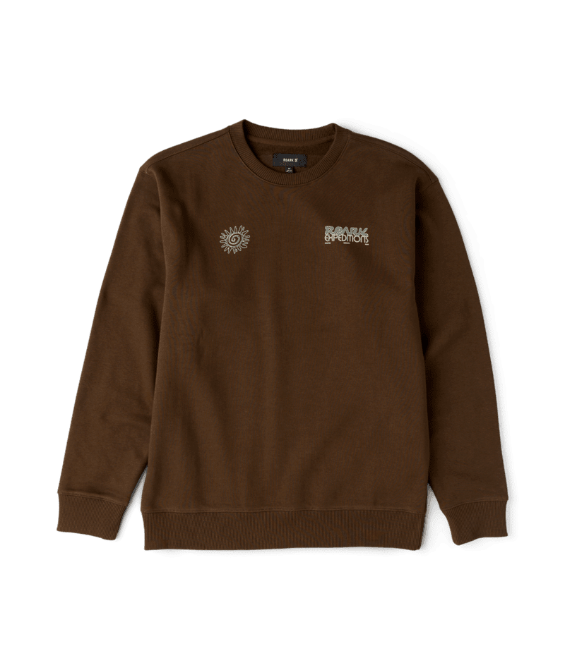 ROARK Elevated Research Crewneck Tobacco Men's Crewnecks Roark Revival