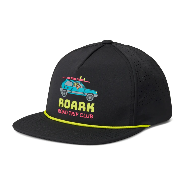 ROARK Hybro Cinch Hat Black/Sulphur Men's Hats Roark Revival