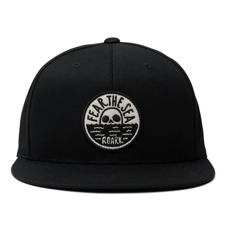 ROARK Fear The Sea Snapback Hat Black Men's Hats Roark Revival