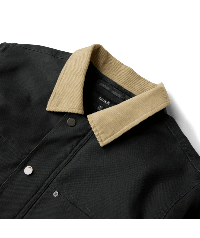 ROARK Open Roads Waxed Canvas Jacket Onyx Men's Street Jackets Roark Revival