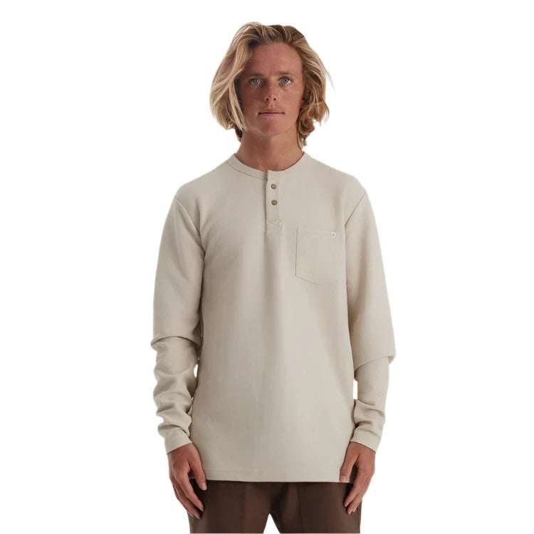 ROARK Companion Thermal Long Sleeve Almond Paste Men's Long Sleeve T-Shirts Roark Revival