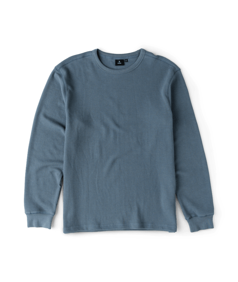 ROARK Well Worn Thermal Slate Men's Long Sleeve T-Shirts Roark Revival