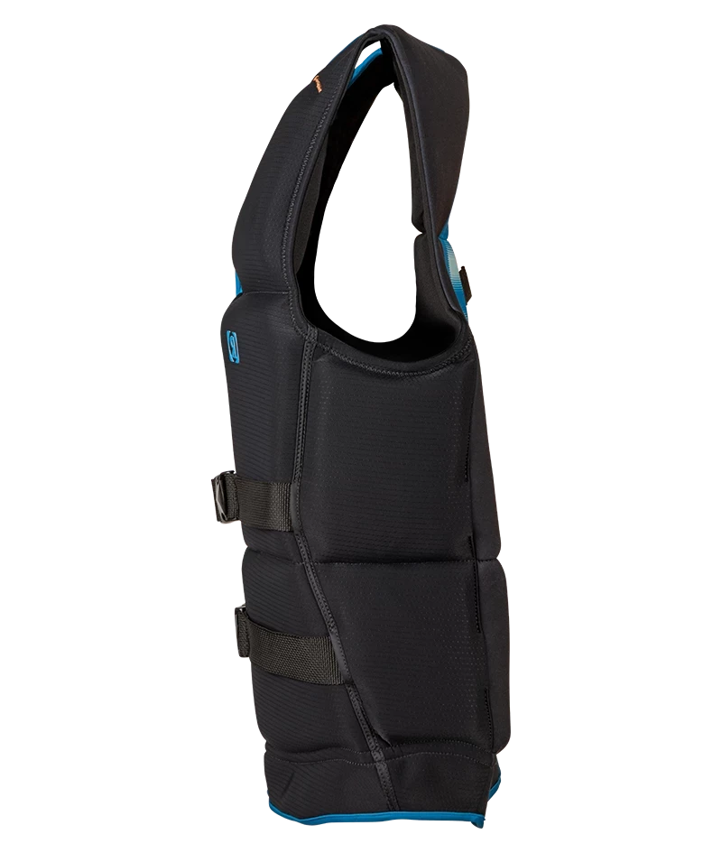RONIX Atomik Capella 3.0 CGA Wake Vest Black/Slate Blue Men's Wake Vests Ronix