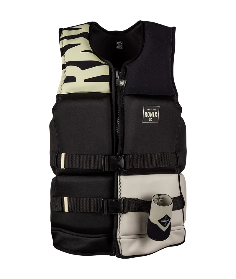 RONIX Highlife Capella 3.0 CGA Wake Vest Black/Sand Men's Wake Vests Ronix