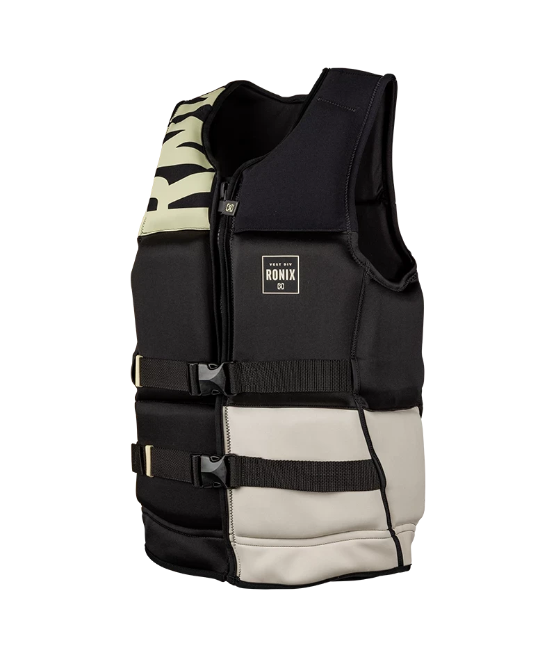 RONIX Highlife Capella 3.0 CGA Wake Vest Black/Sand Men's Wake Vests Ronix
