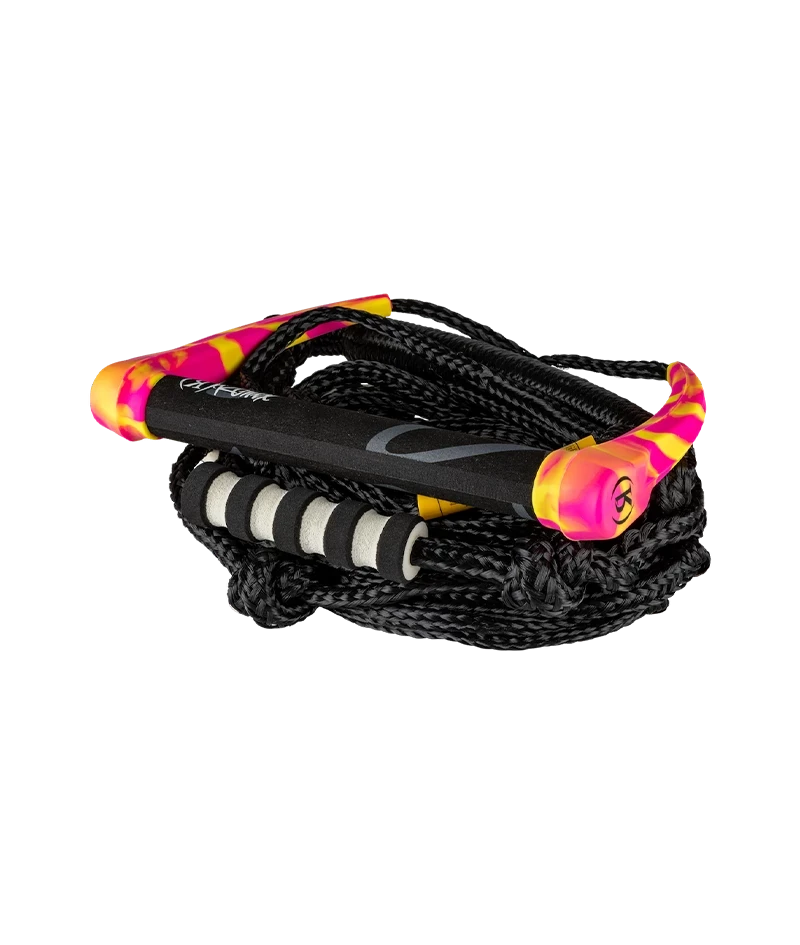 RONIX Silicone Stretch Surf Rope With Handle Tropical Swirl Wakesurf Ropes Ronix