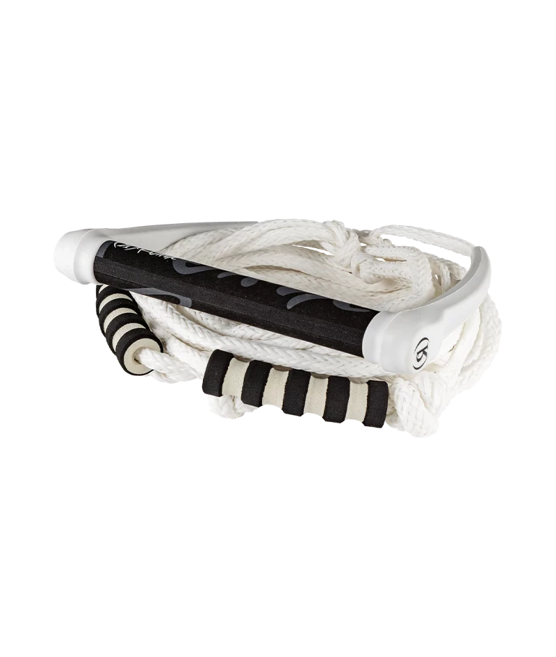 RONIX Silicone Stretch Surf Rope With Handle Whiteout Wakesurf Ropes Ronix