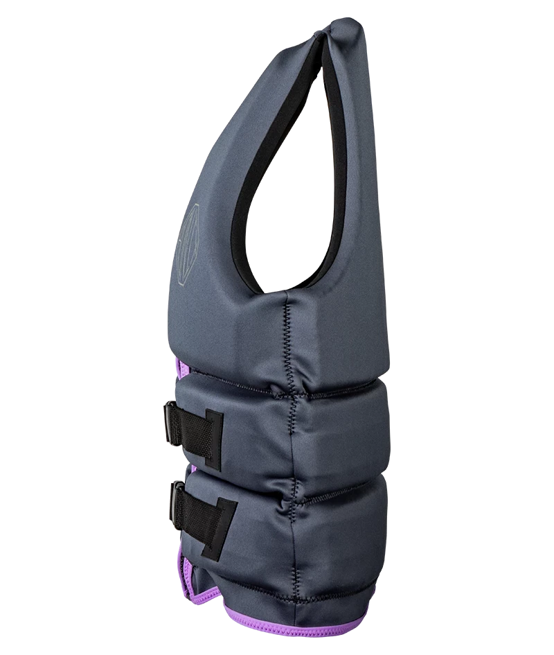 RONIX Women's Avalon Yes CGA Wake Vest Ash/Violet Women's Wake Vests Ronix