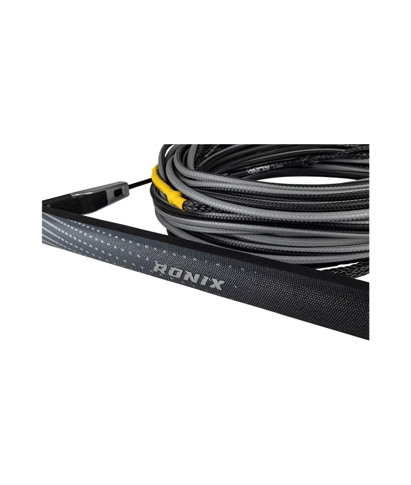 RONIX One Combo Wakeboard Rope and Handle Package Chrome/Black Wakeboard Ropes Ronix