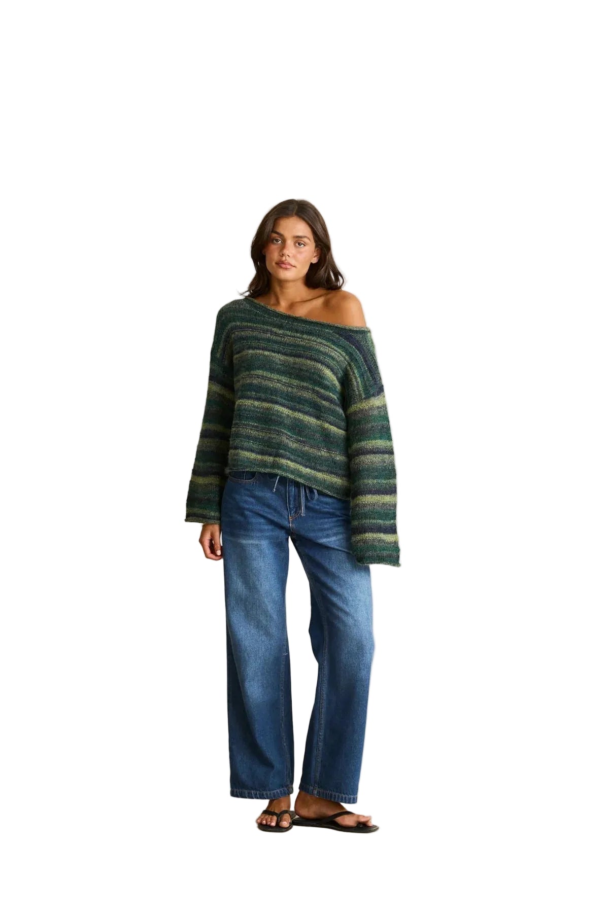 RHYTHM Women's Baklava Knit Sweater Olive Women's Sweaters Rhythm