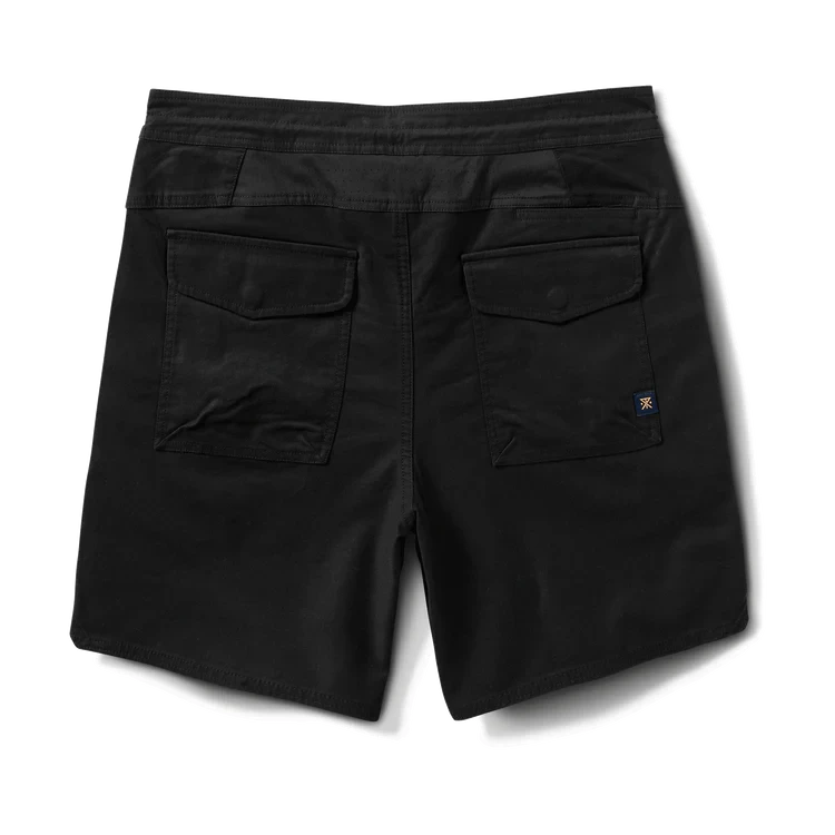 ROARK Layover Traveller 18" Short Black Men's Walkshorts Roark Revival