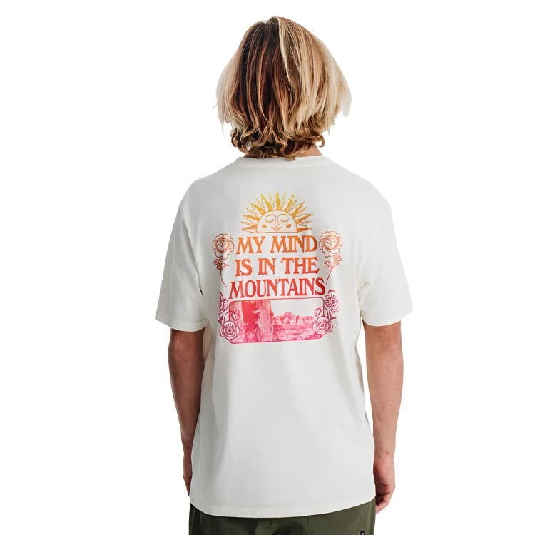 ROARK Mountain Minded Premium T-Shirt Off White Men's Short Sleeve T-Shirts Roark Revival