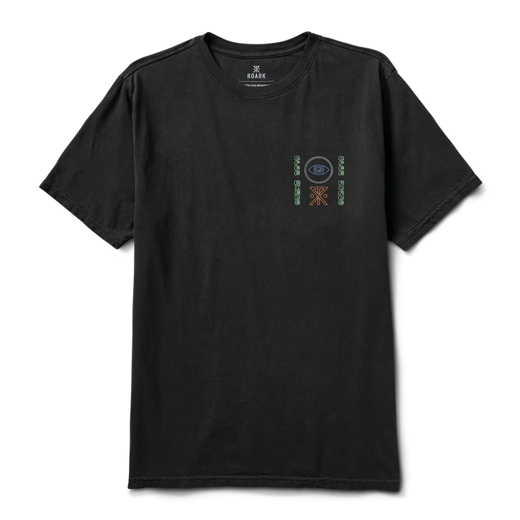 ROARK Open Roads T-Shirt Black Men's Short Sleeve T-Shirts Roark Revival