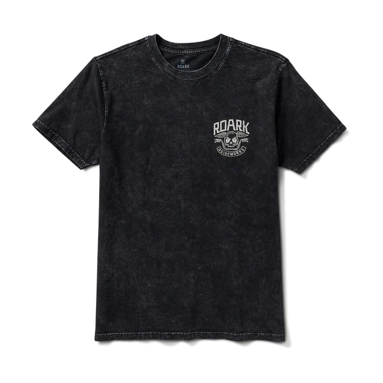 ROARK Guidewords T-Shirt Black Men's Short Sleeve T-Shirts Roark Revival