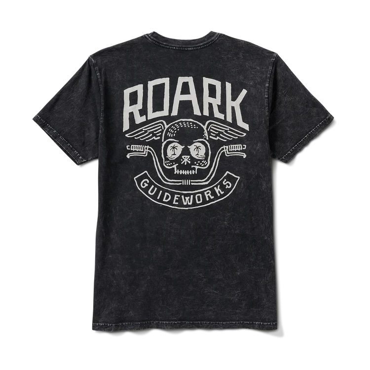 ROARK Guidewords T-Shirt Black Men's Short Sleeve T-Shirts Roark Revival