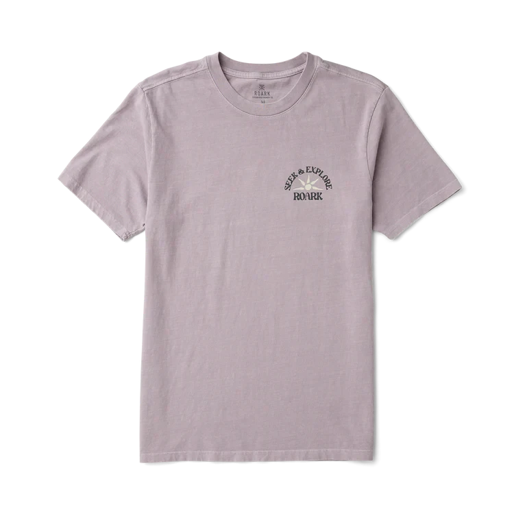 ROARK Seek & Explore Premium T-Shirt Dusty Lilac Men's Short Sleeve T-Shirts Roark Revival