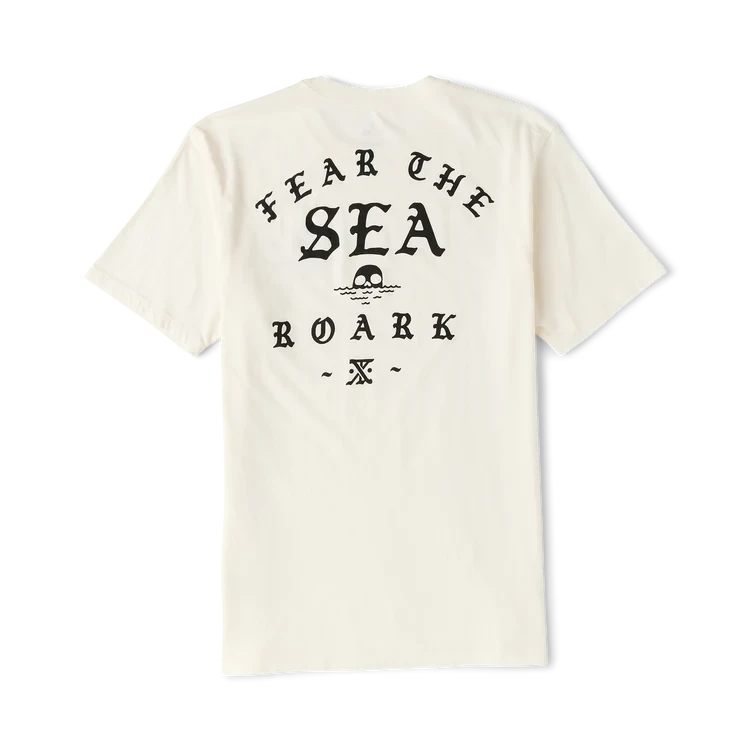 ROARK Fear the Sea Premium T-Shirt Off White Men's Short Sleeve T-Shirts Roark Revival
