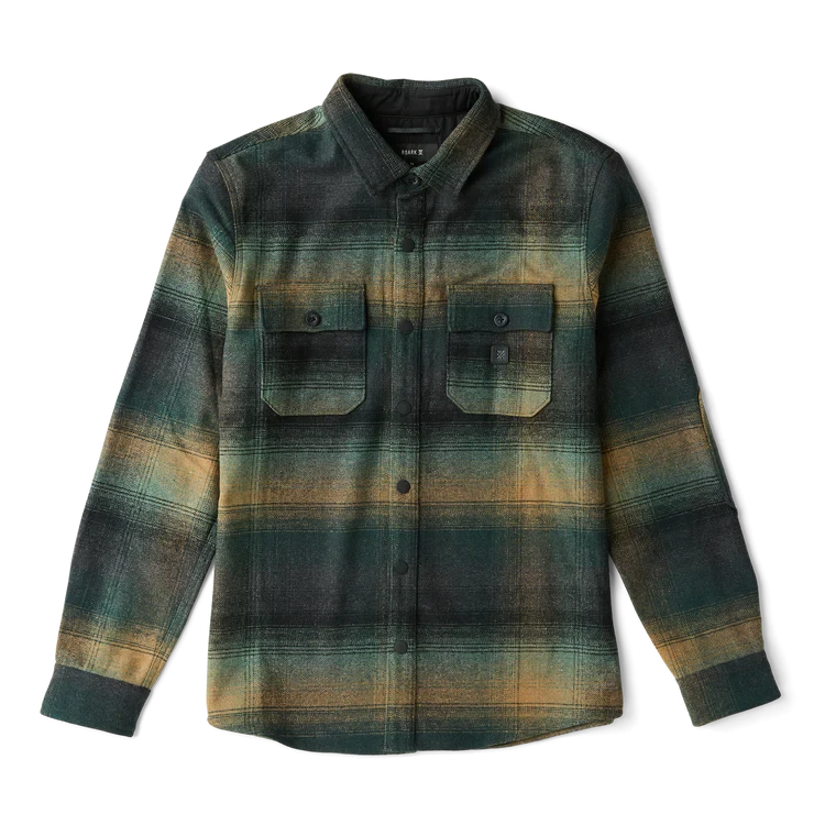 ROARK Nordsman Long Sleeve Flannel Forest Men's Long Sleeve Button Up Shirts Roark Revival
