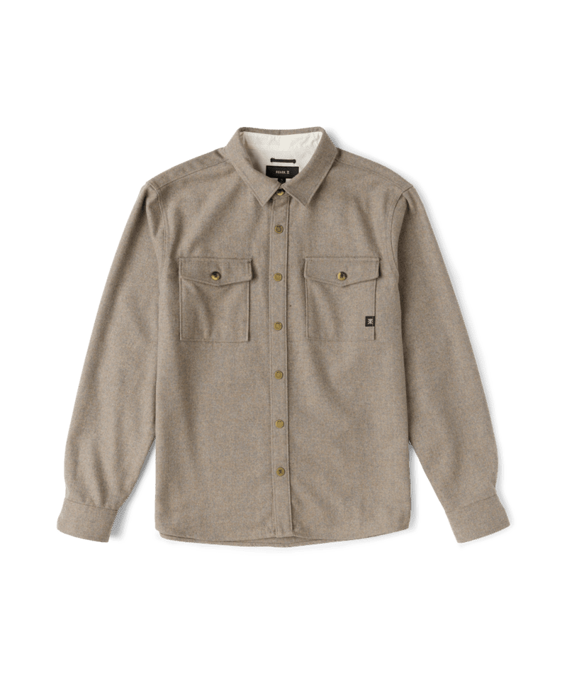 ROARK Nordsman 2.0 Long Sleeve Flannel Dusty Green Men's Flannel Shirts Roark Revival