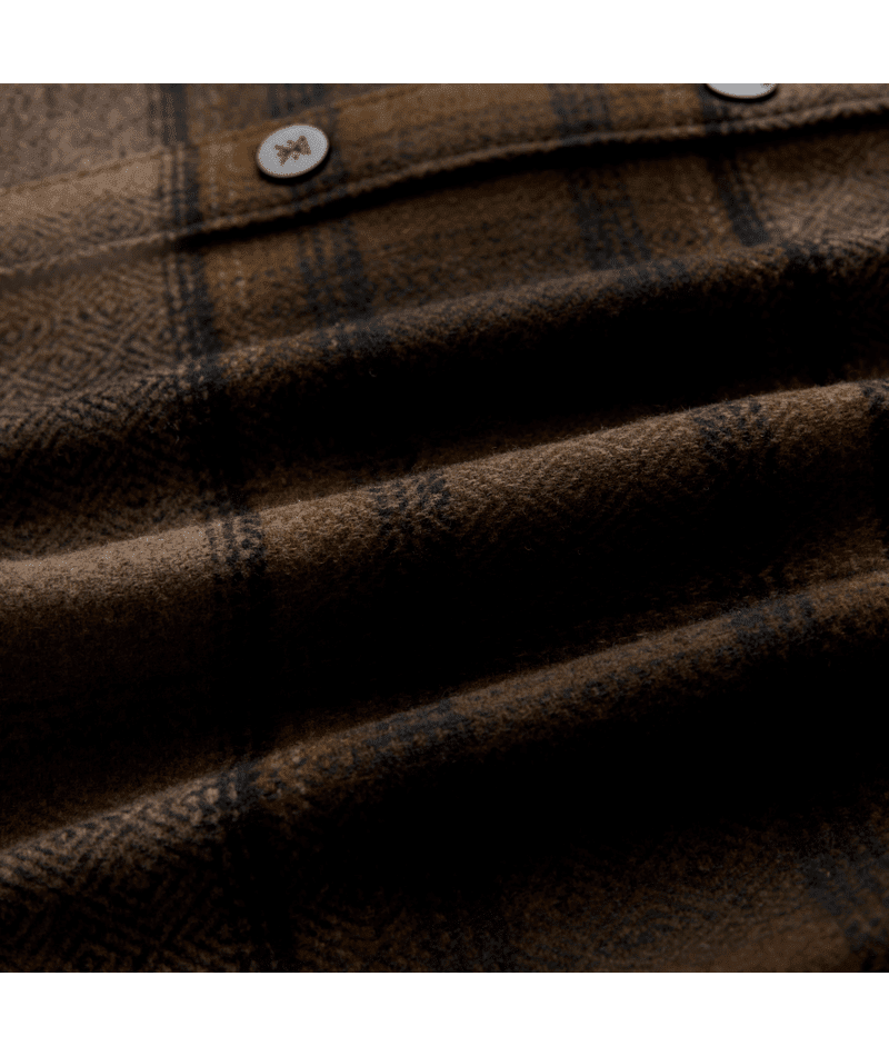 ROARK Nordsman 2.0 Long Sleeve Flannel Rust Men's Flannel Shirts Roark Revival