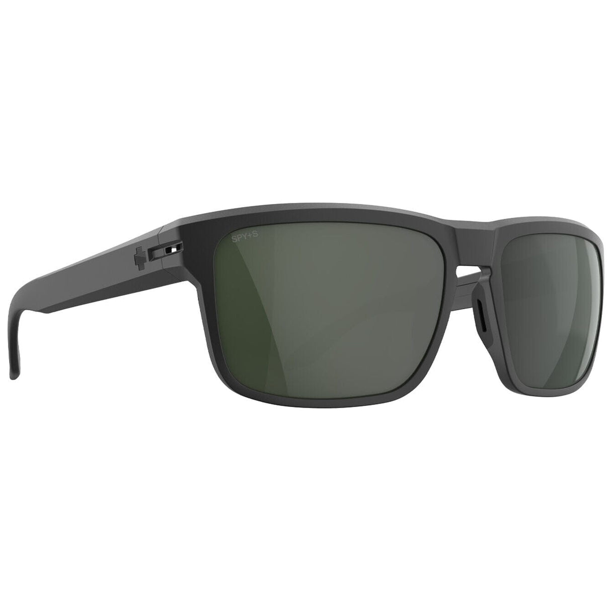 SPY Region XL ANSI Matte Black - Happy Grey Green Polarized Sunglasses Sunglasses Spy