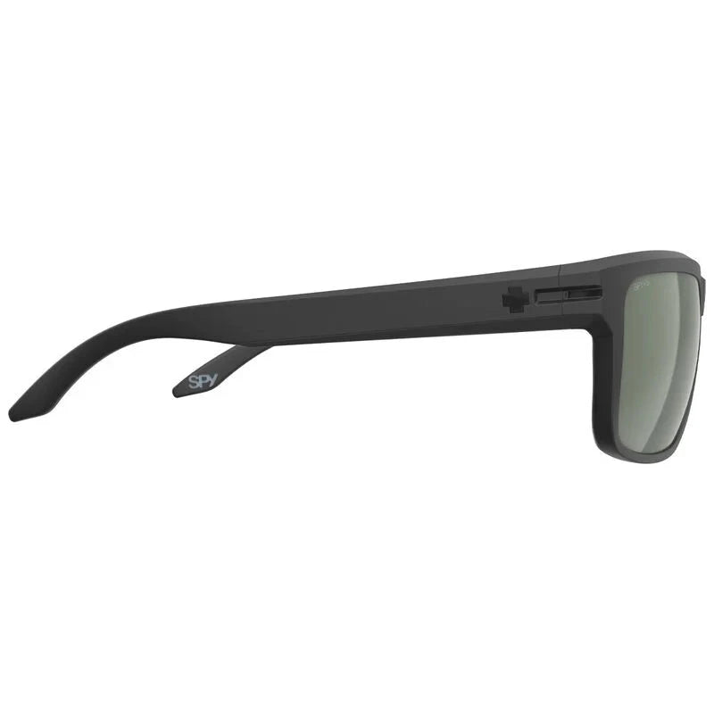 SPY Region XL ANSI Matte Black - Happy Grey Green Polarized Sunglasses Sunglasses Spy