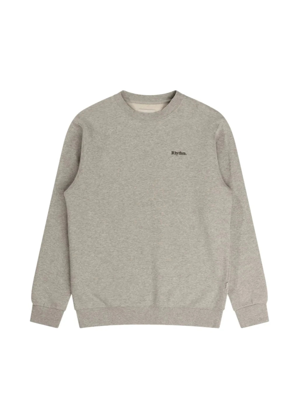 RHYTHM Brand Fleece Crewneck Grey Men's Crewnecks Rhythm