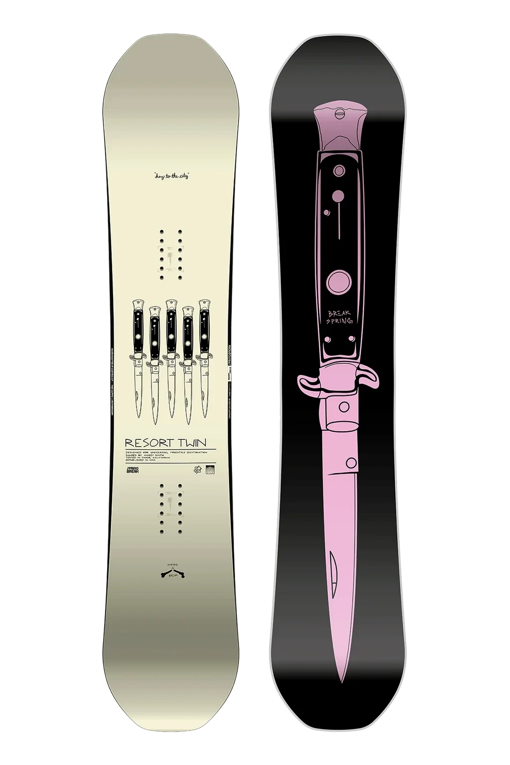 SPRING BREAK Resort Twin Snowboard 2027 Men's Snowboards Spring Break 154