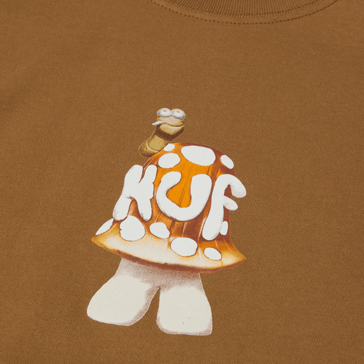 HUF Shroomery T-Shirt Camel Men's Short Sleeve T-Shirts huf