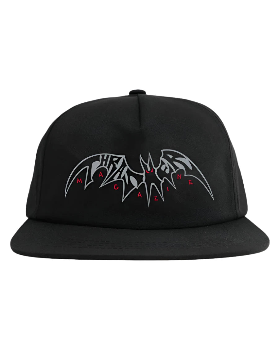 THRASHER Sky Rat by Neckface Snapback Hat Black Men's Hats Thrasher