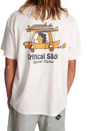 CRITICAL SLIDE Tactics T-Shirt Vintage White Men's Short Sleeve T-Shirts The Critical Slide Society 