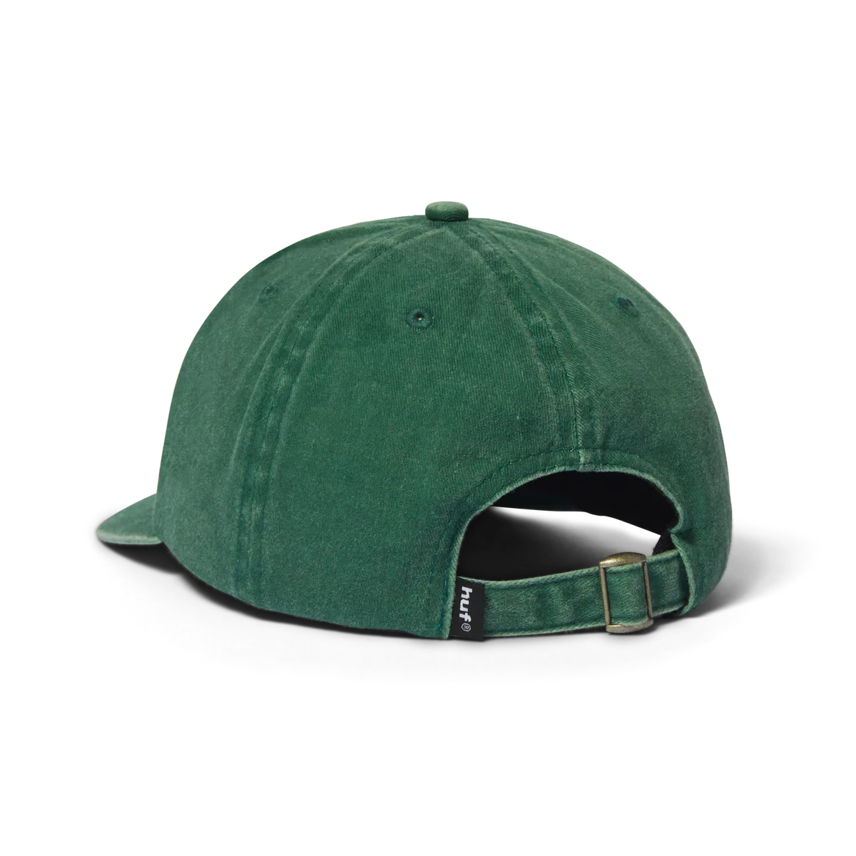 HUF Sol Denim 6 Panel CV Washed Hat Forest Green Men's Hats Huf