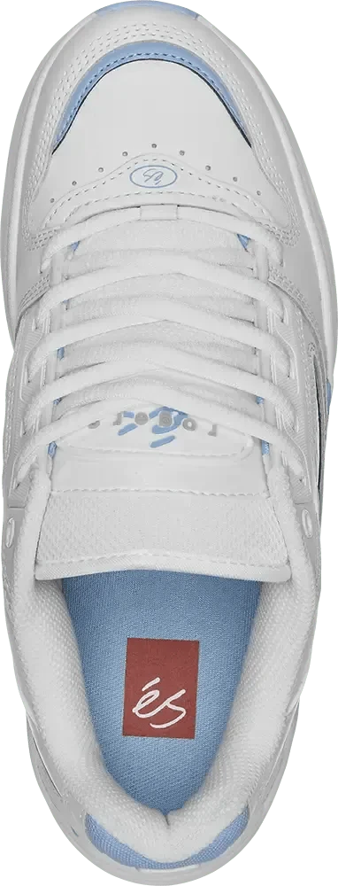 ES TJ Rogers Shoes White/Blue Men's Skate Shoes Es