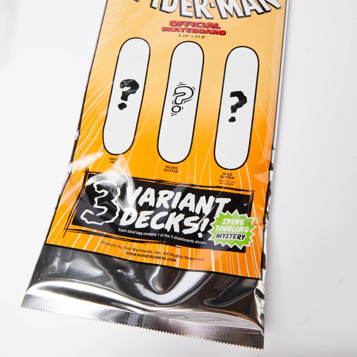 HUF X Spiderman Issue 321 Blind Bag 8.25 Skateboard Deck Skateboard Decks Huf