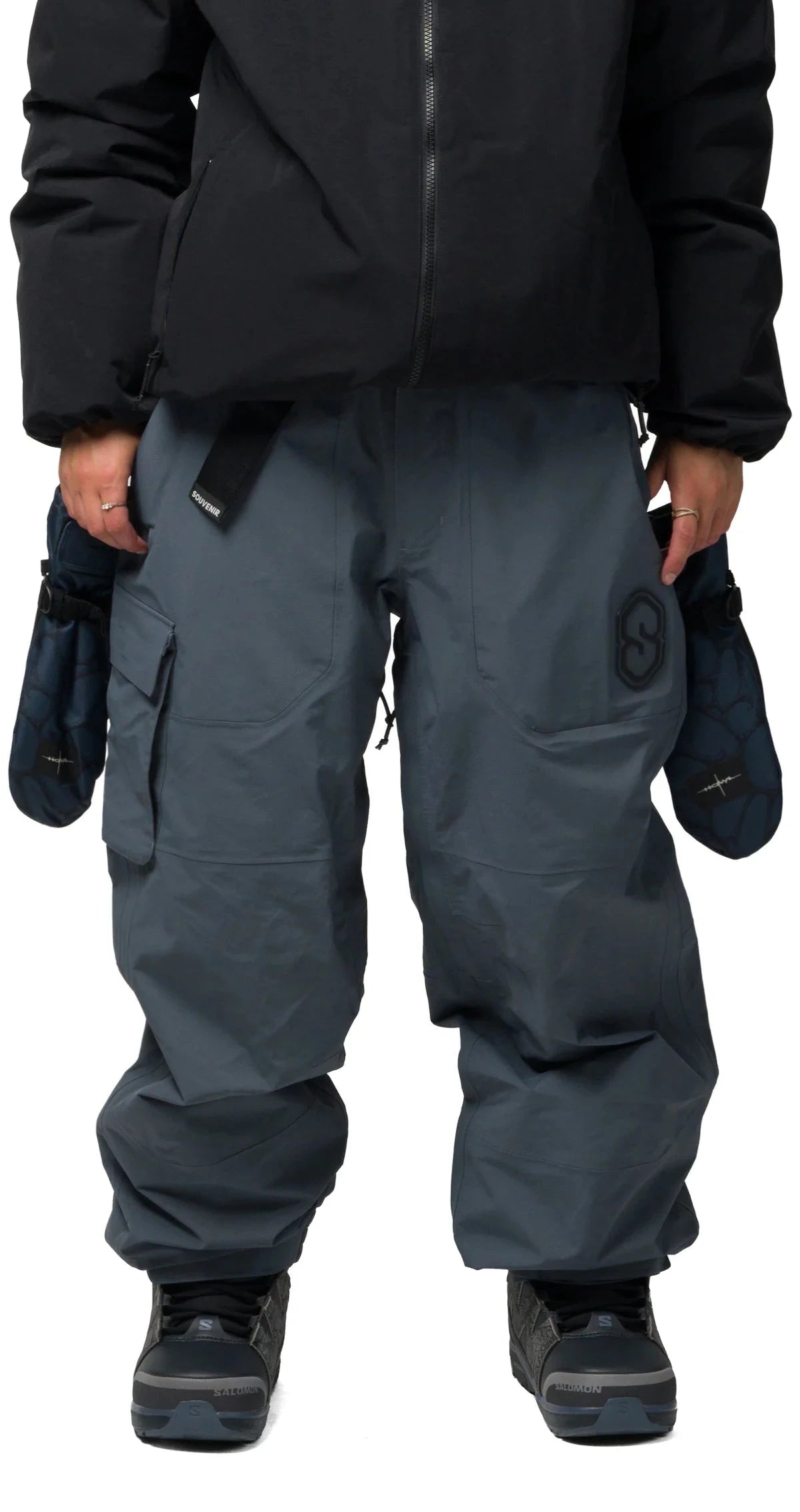 SOUVENIR 3 Ply Ripstop Snow Pants Wolf Grey 2027 Men's Snow Pants Souvenir