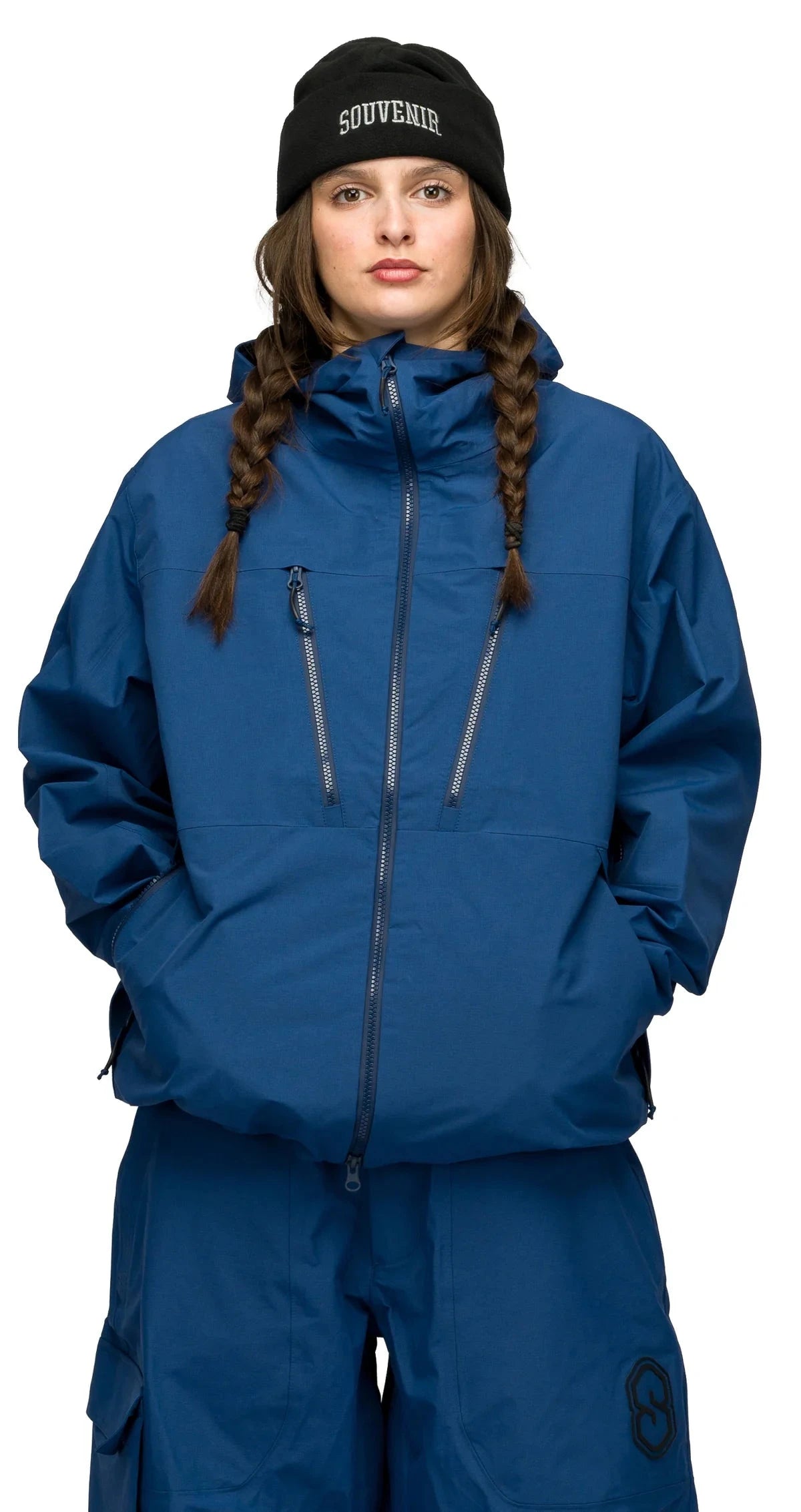 SOUVENIR 3 Ply Ripstop Snow Jacket Petrol Blue 2027 Men's Snow Jackets Souvenir