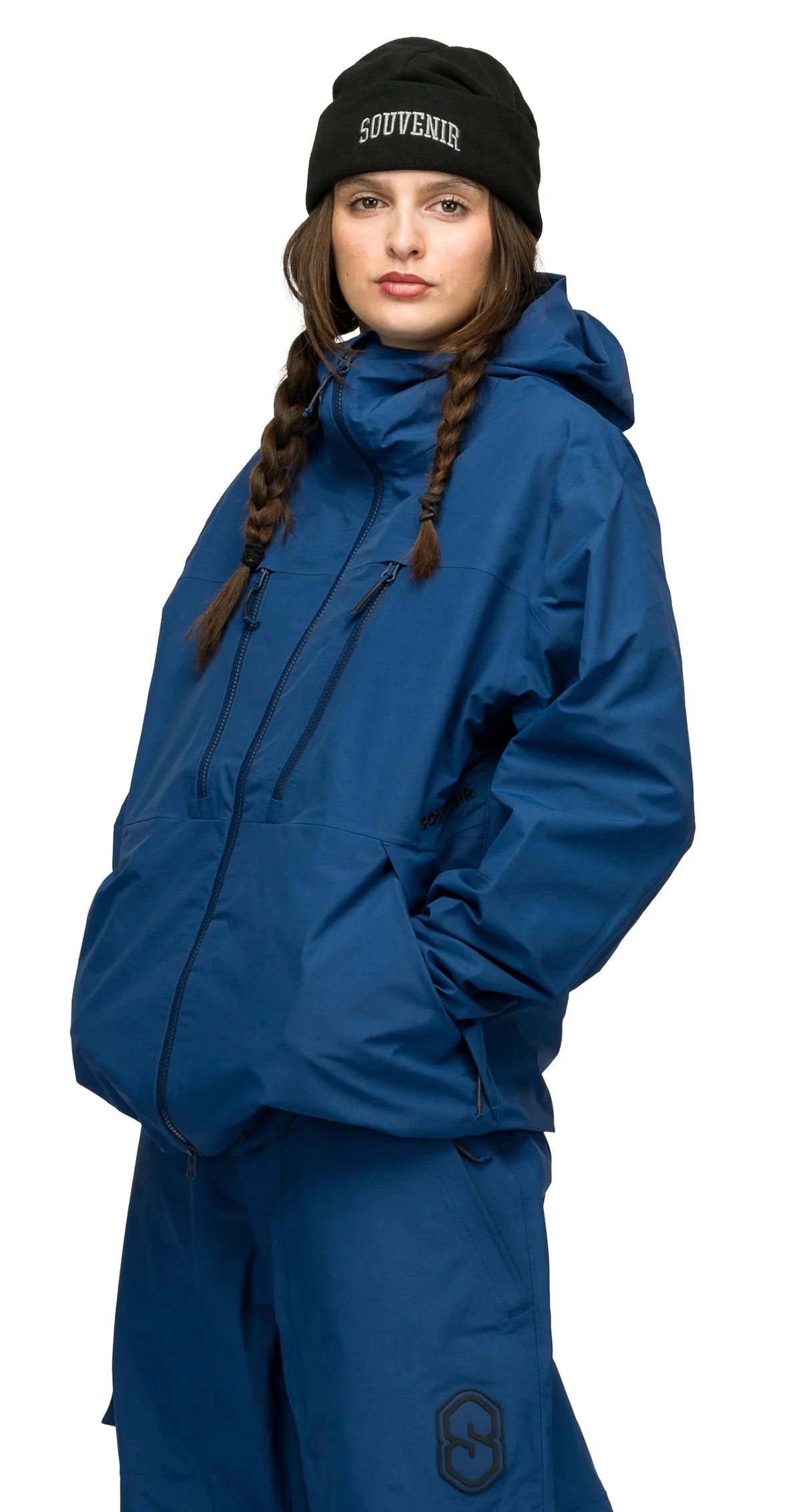 SOUVENIR 3 Ply Ripstop Snow Jacket Petrol Blue 2027 Men's Snow Jackets Souvenir