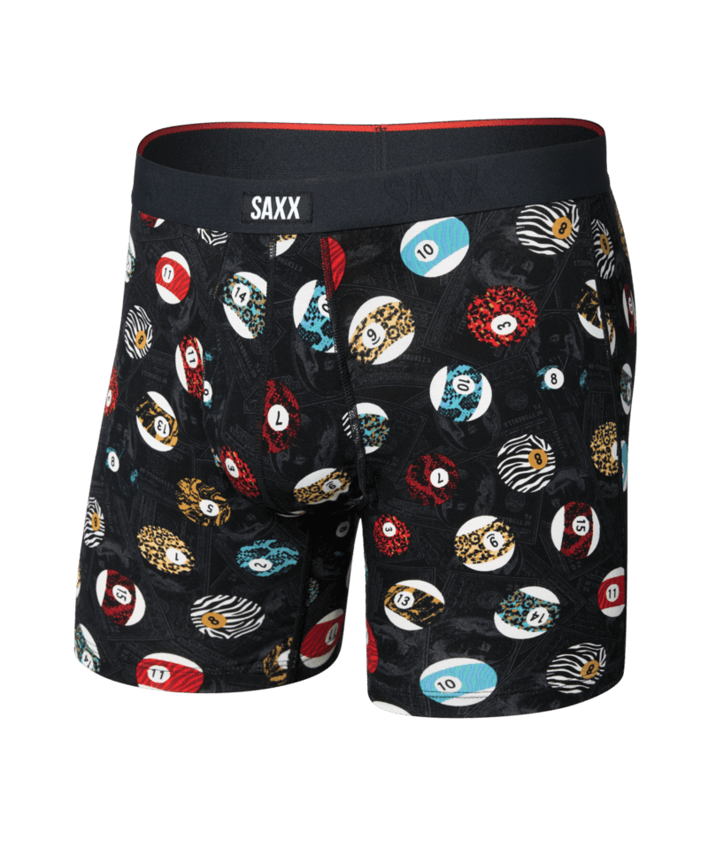 SAXX Vibe Xtra Soft Comfort Boxer Brief Underwear Billiard Parlor/Black Men's Underwear Saxx