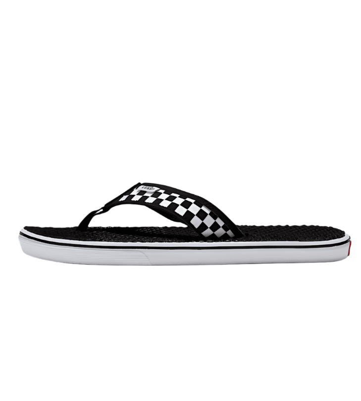 VANS La Costa Lite Flip-Flop Sandal Black White Men's Sandals Vans