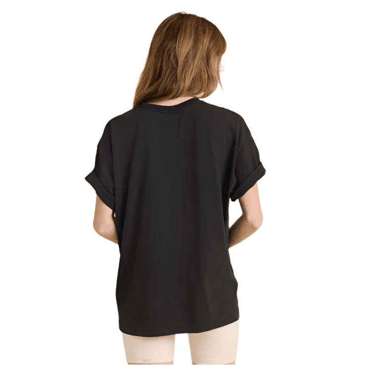 ROARK Women's H.O.D Oversized T-Shirt Faded Black Women's Short Sleeve T-Shirts Roark Revival