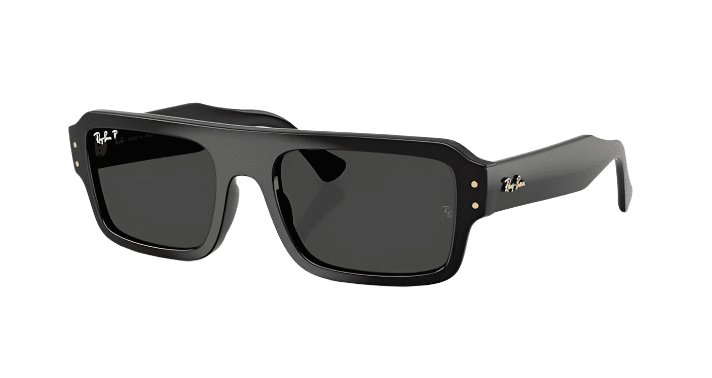 RAY-BAN Lukas Black - Polarized Black Sunglasses Sunglasses Ray-Ban
