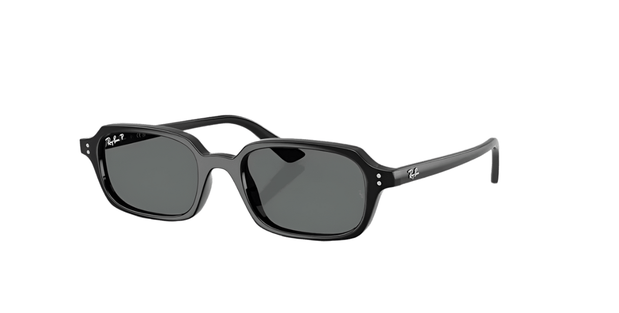 RAY-BAN Zuri Polished Black - Dark Grey Polarized Sunglasses Sunglasses Ray-Ban