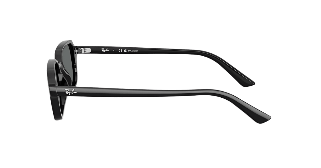RAY-BAN Zuri Polished Black - Dark Grey Polarized Sunglasses Sunglasses Ray-Ban
