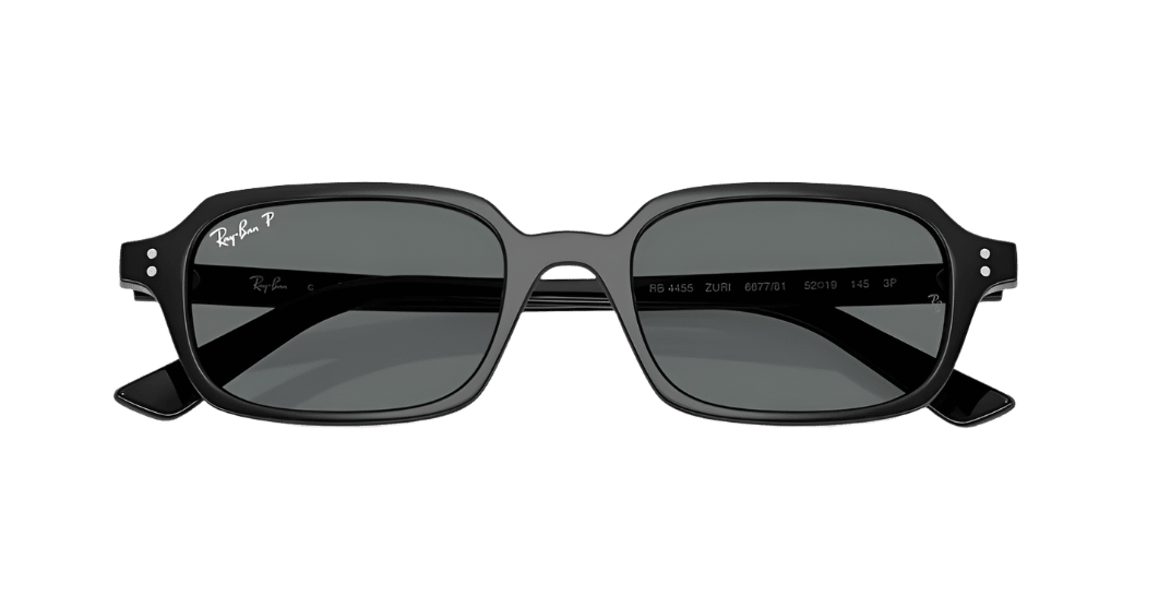 RAY-BAN Zuri Polished Black - Dark Grey Polarized Sunglasses Sunglasses Ray-Ban