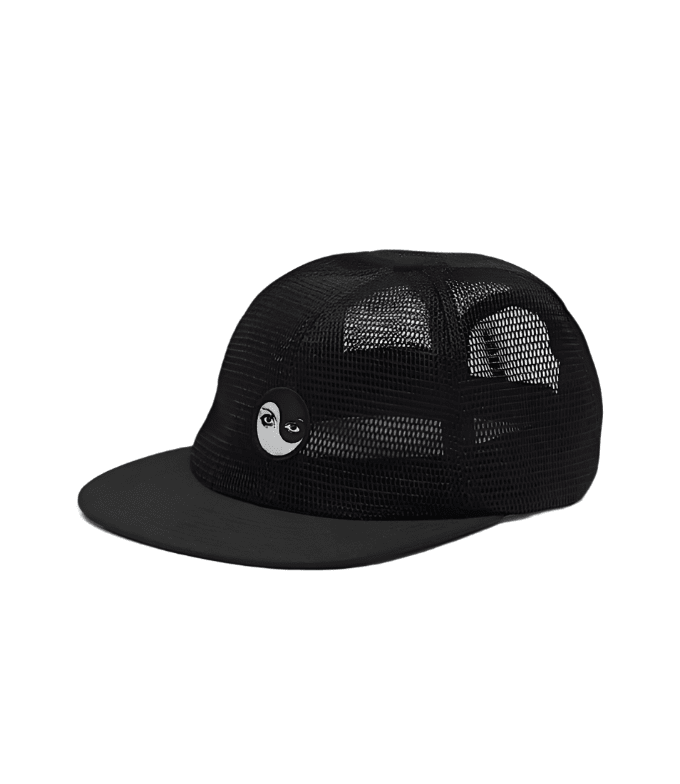 VANS Skate Yin Yang Eyes Mesh 6-Panel Hat Black Men's Hats Vans