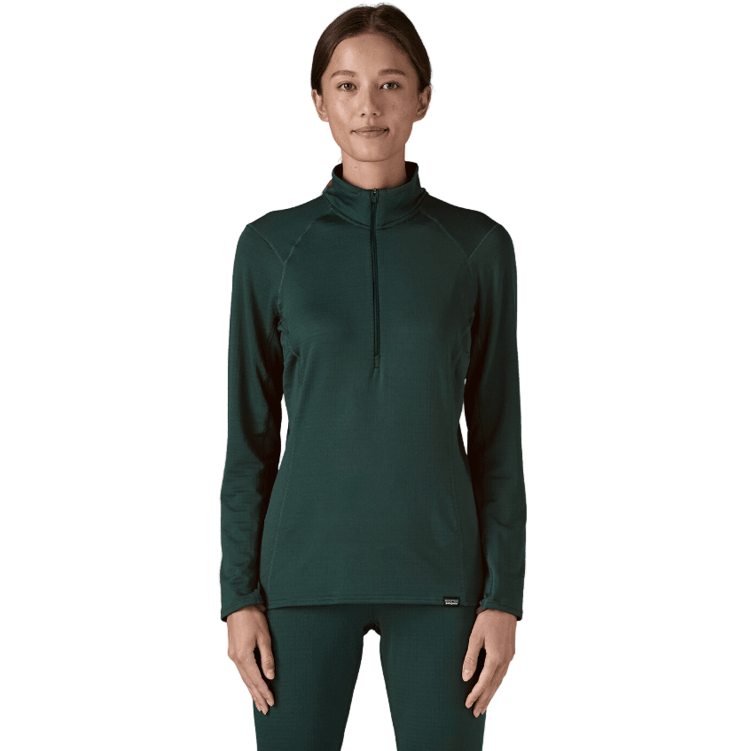 PATAGONIA Women's Capilene Thermal Weight Zip Neck Base Layer Cascade Green Women's Base Layers Patagonia