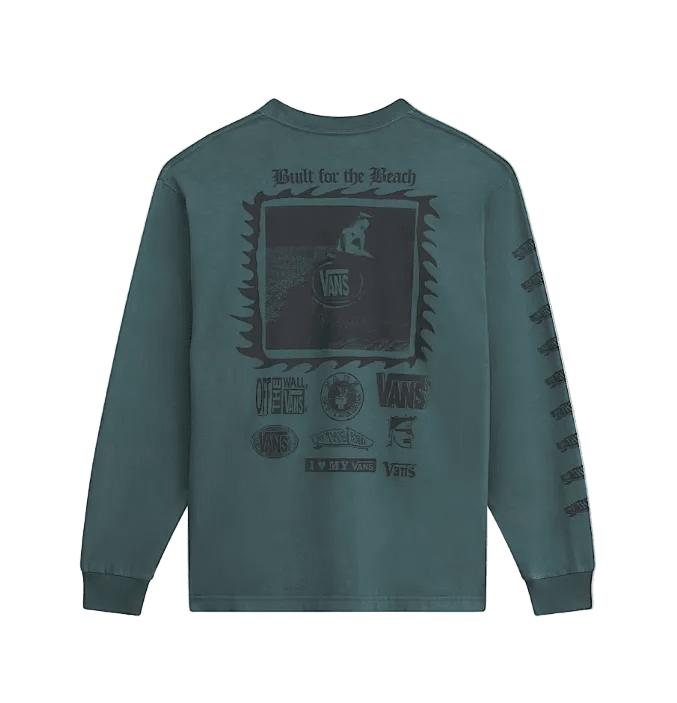 VANS I Need My Long Sleeve T-Shirt Mystic Moss Men's Long Sleeve T-Shirts Vans
